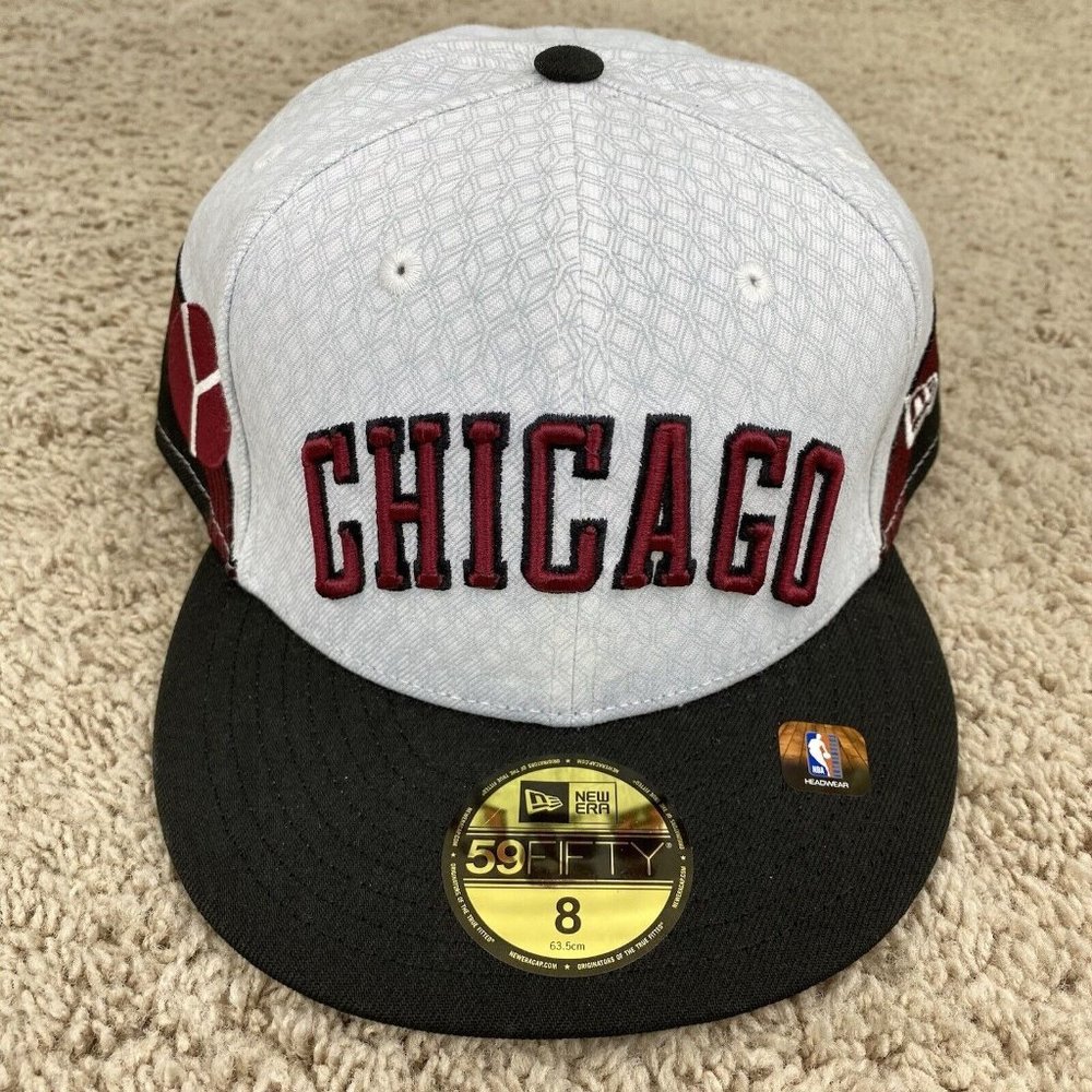 New Era Gray and Black Chicago Cap - Picture 2 of 7